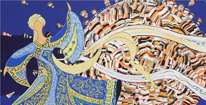 Semazenin Zikri Yağlı Boya Tablosu