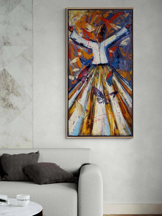 Semazen Yolculuğu Yağlı Boya Tablosu