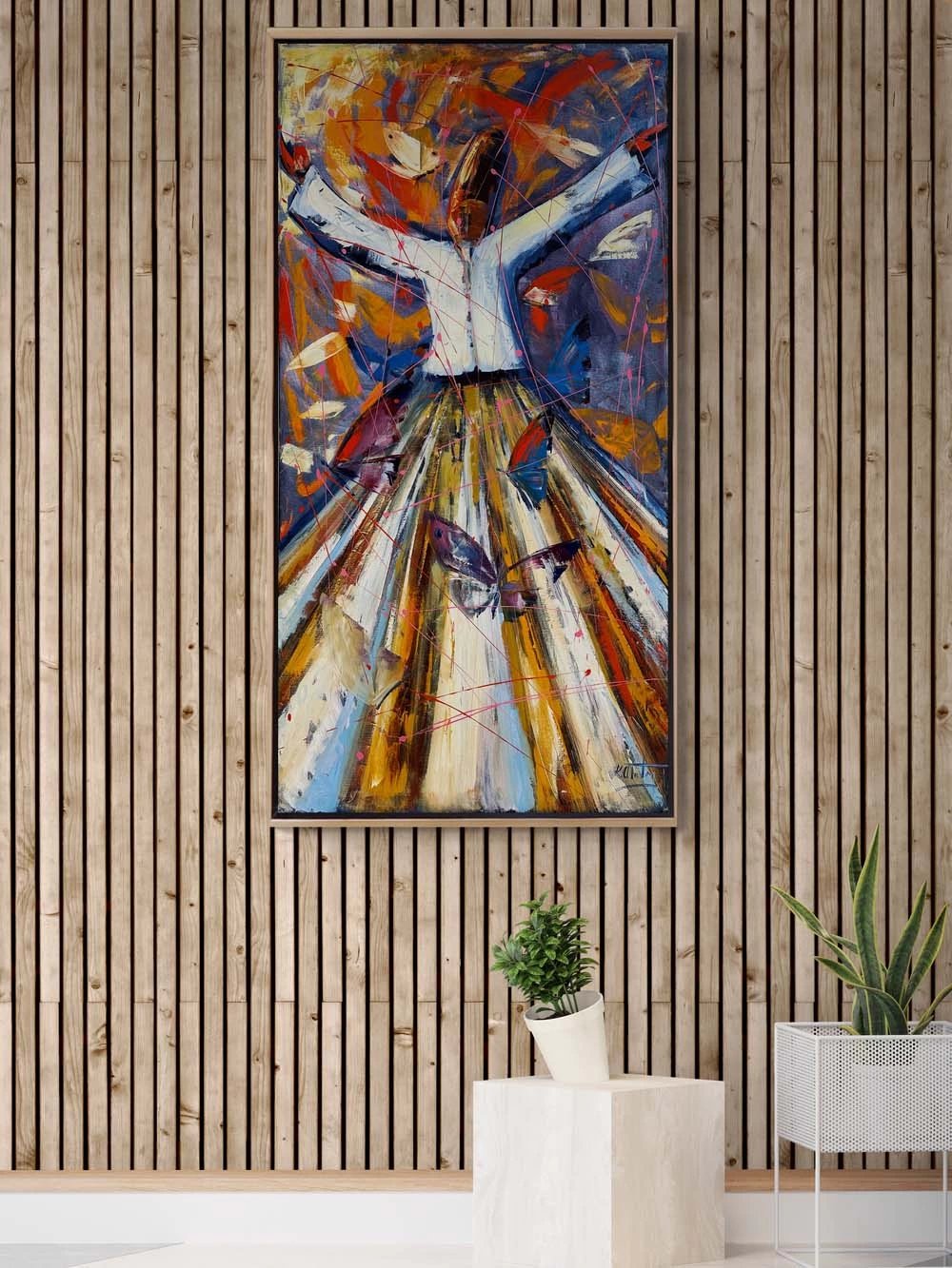 Semazen Yolculuğu Yağlı Boya Tablosu