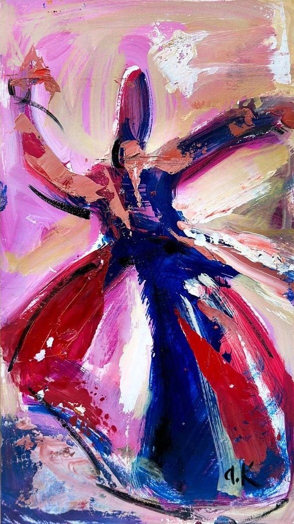 Semazenin Çığlığı Yağlı Boya Tablosu