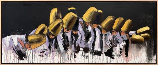 Semazenlerin Huzurda Yağlı Boya Tablosu