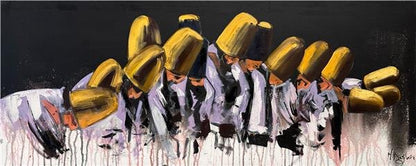 Semazenlerin Huzurda Yağlı Boya Tablosu