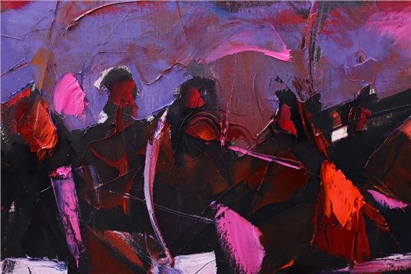 İstanbul Günbatımı Senfonisi Yağlı Boya Tablosu