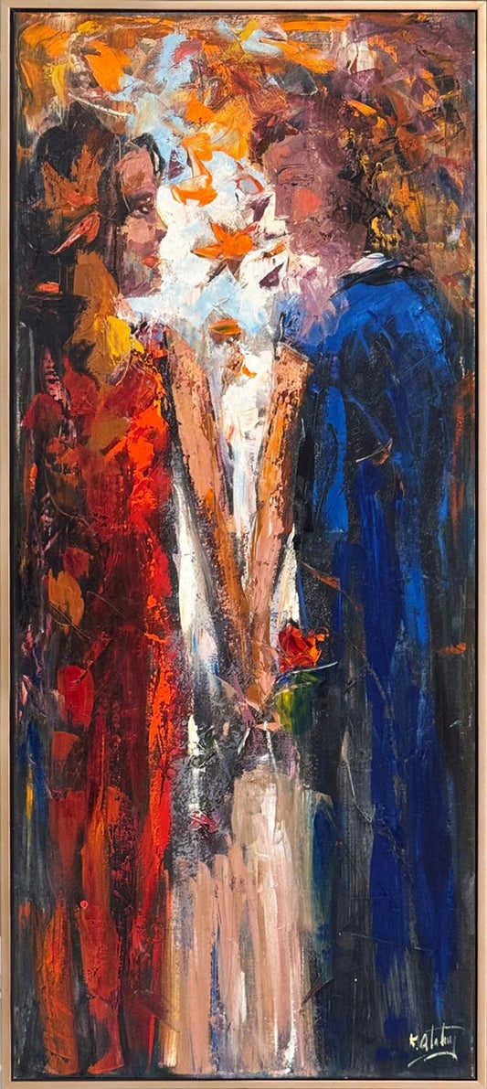 Seni Seviyorum Yağlı Boya Tablosu