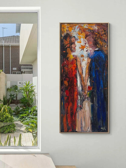 Seni Seviyorum Yağlı Boya Tablosu