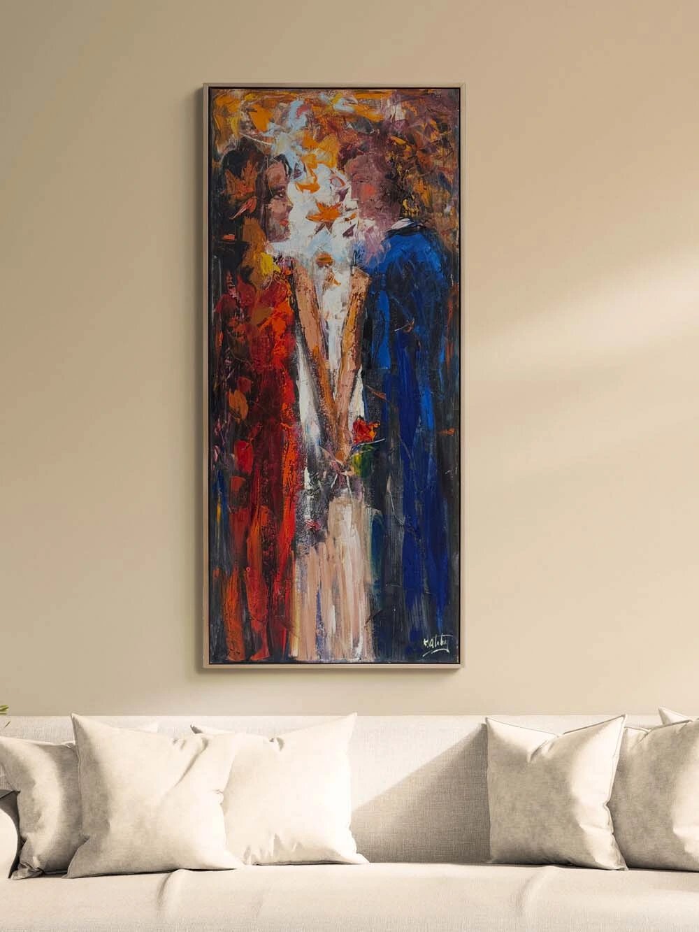 Seni Seviyorum Yağlı Boya Tablosu