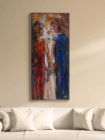 Seni Seviyorum Yağlı Boya Tablosu