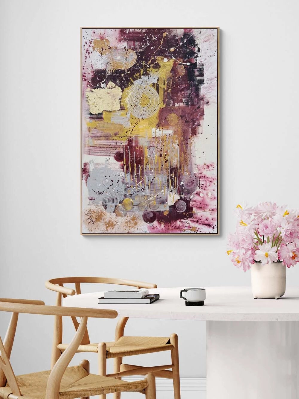 Sessiz Açılım Yağlı Boya Tablosu