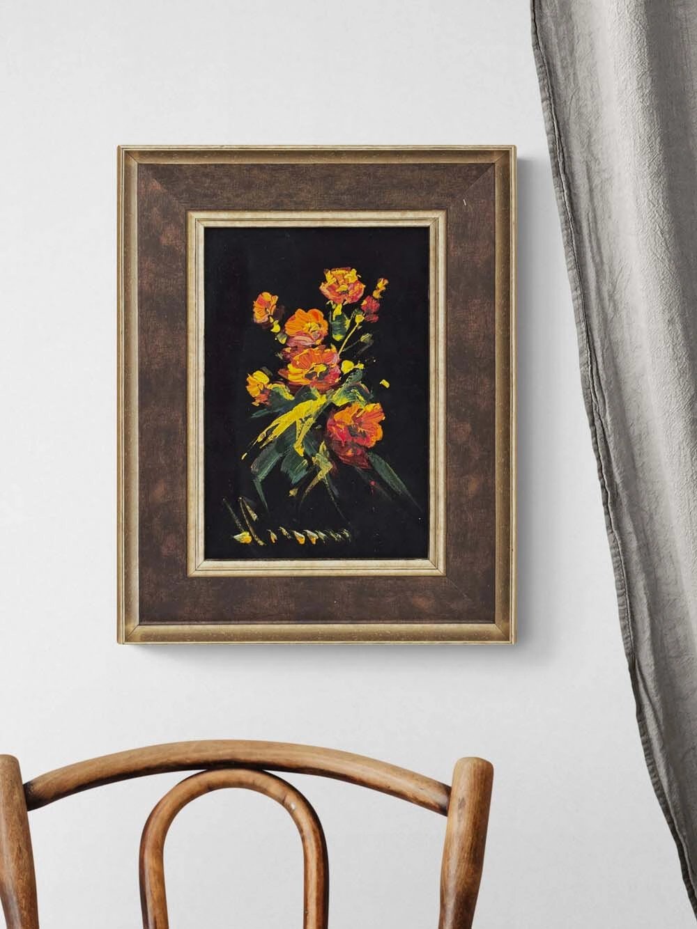 Sessiz Alevler Yağlı Boya Tablosu