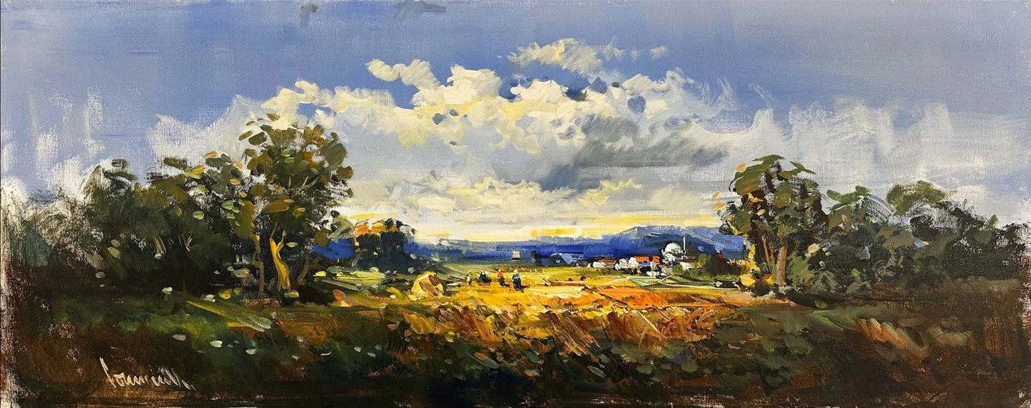 Sessiz Bir Sabah Yağlı Boya Tablosu