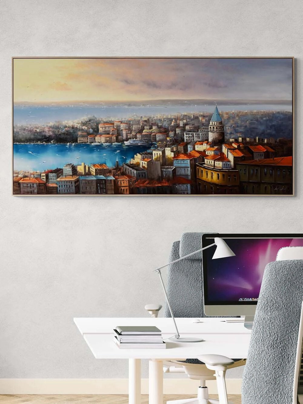 Sessiz Haliç Yağlı Boya Tablosu