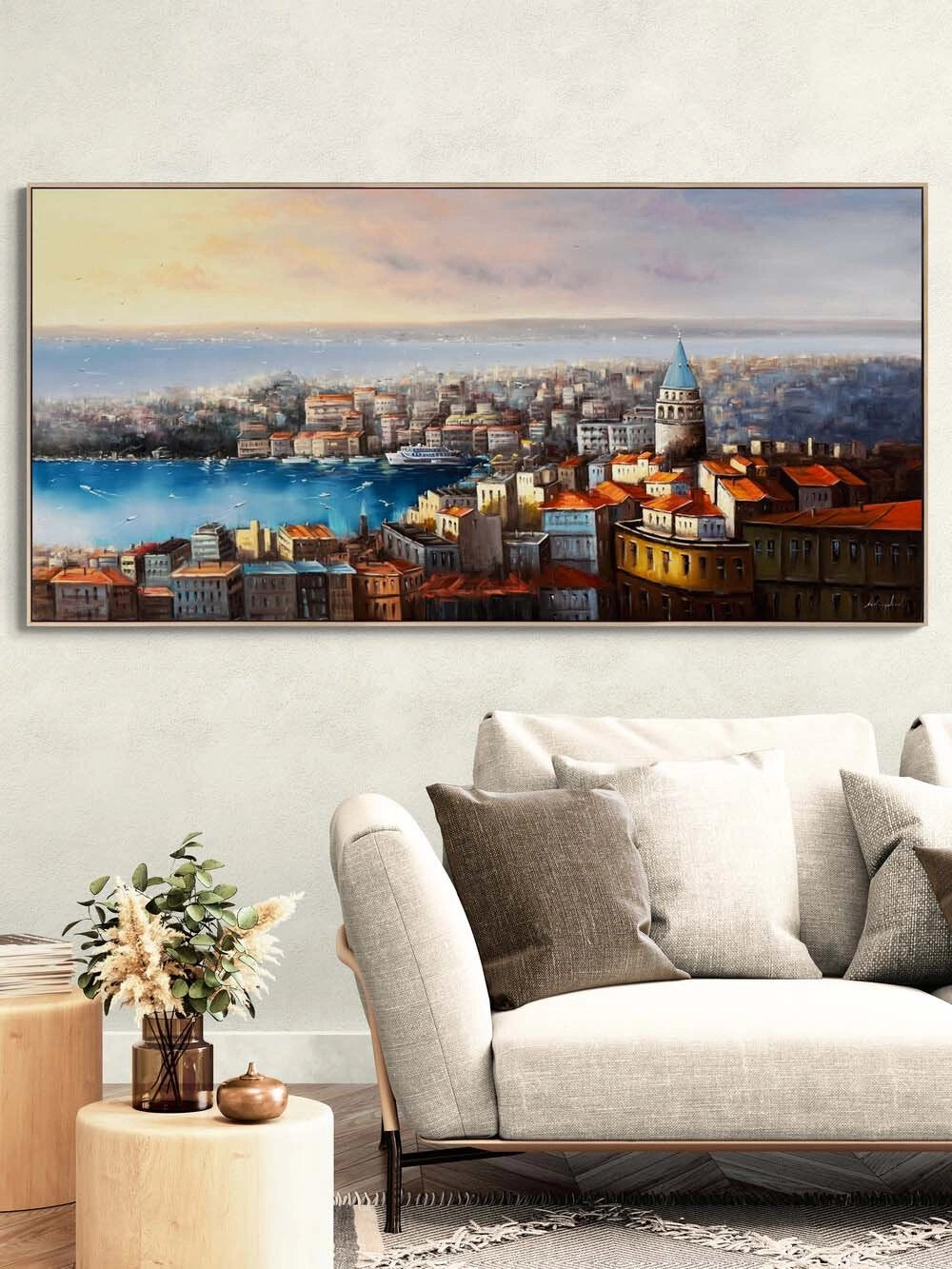 Sessiz Haliç Yağlı Boya Tablosu