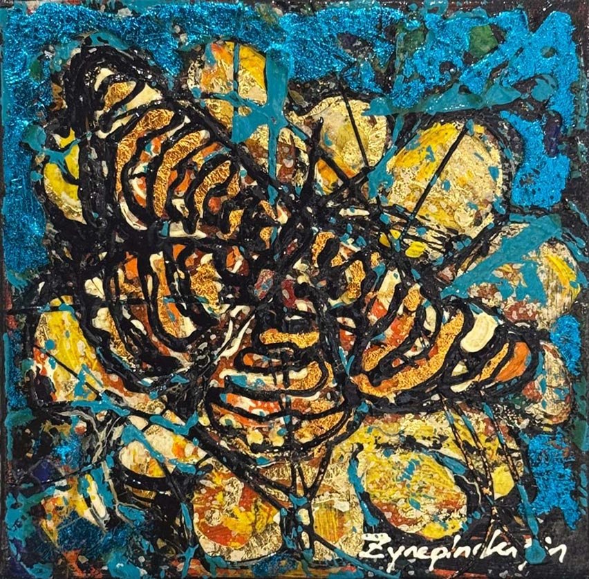 Sessiz Kelebek Yağlı Boya Tablosu