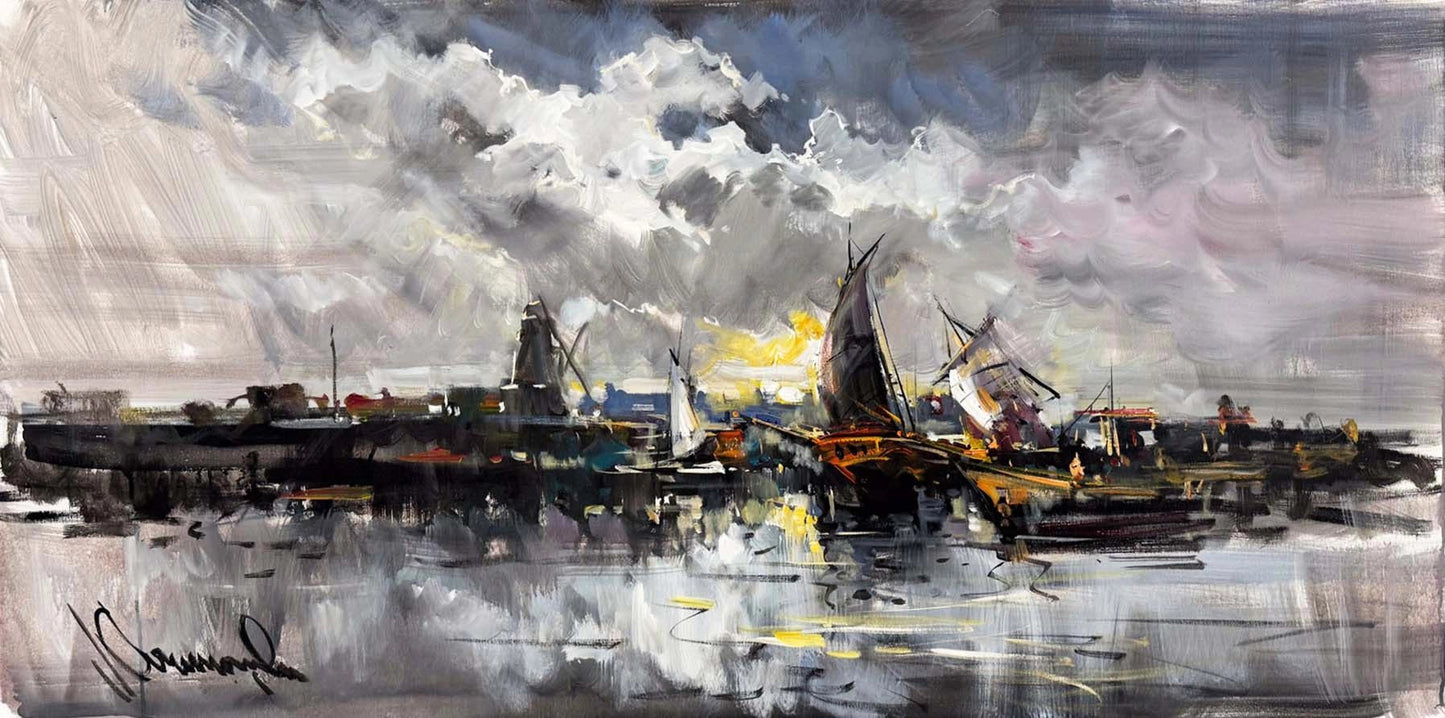 Sessiz Liman Yağlı Boya Tablosu