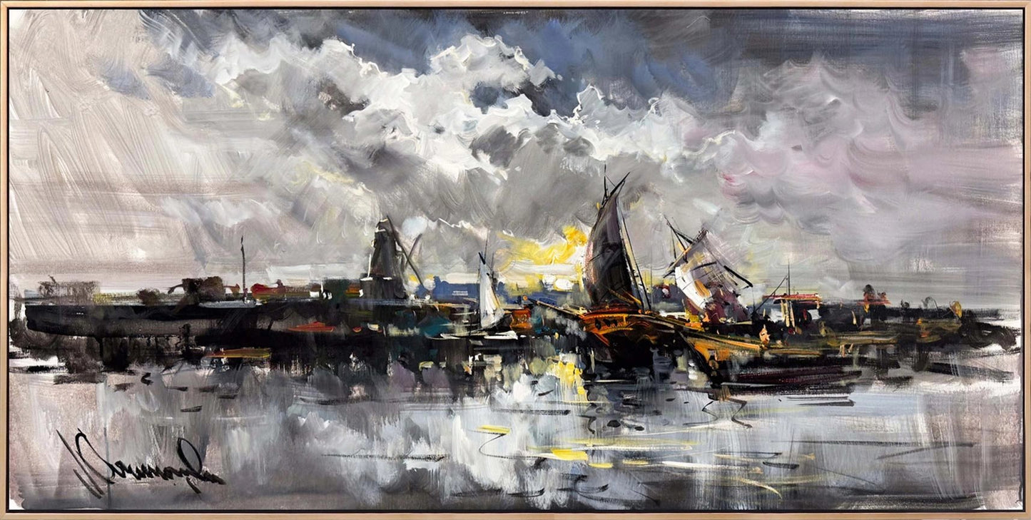 Sessiz Liman Yağlı Boya Tablosu