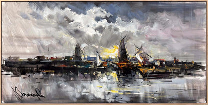 Sessiz Liman Yağlı Boya Tablosu