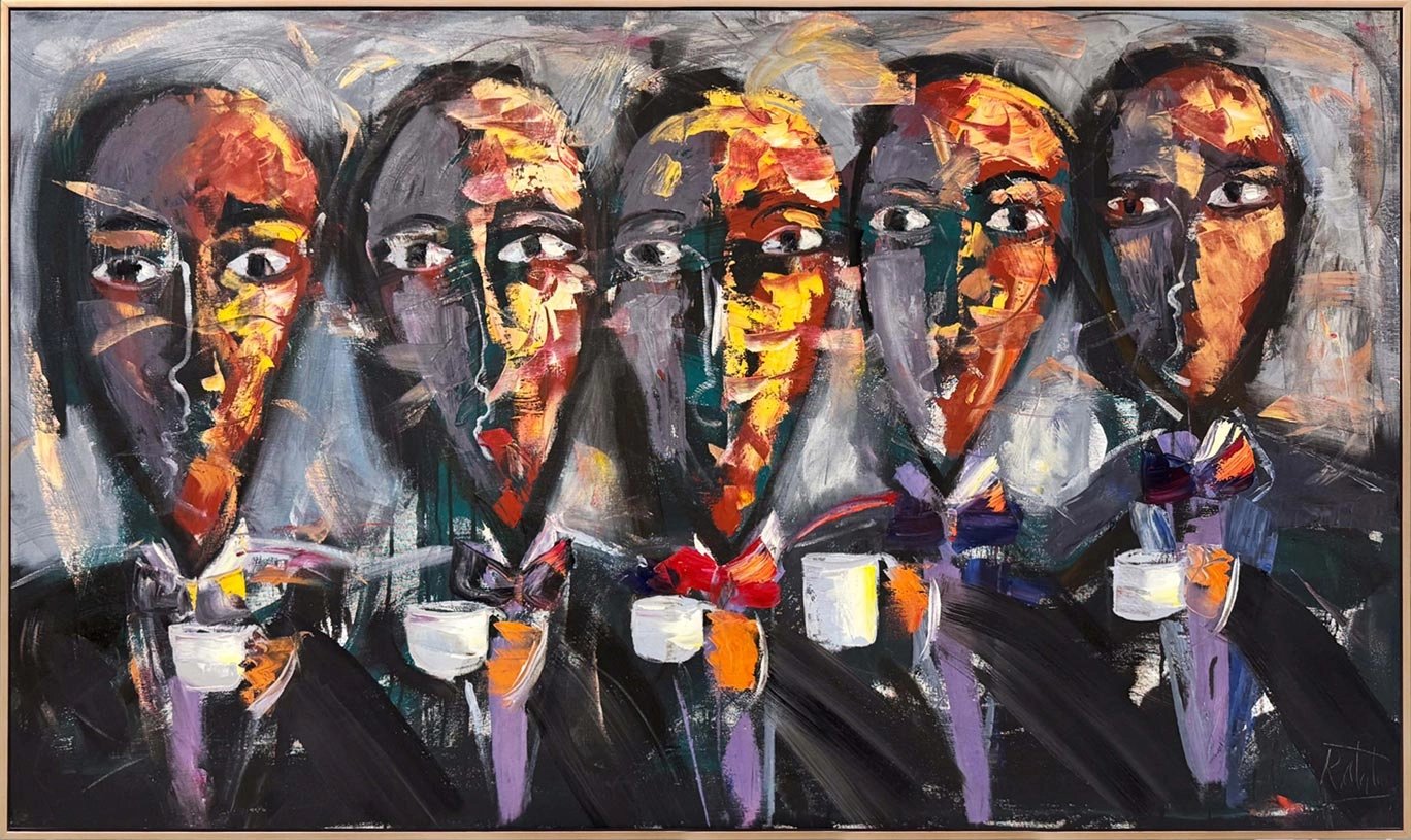 Sessiz Orkestra Yağlı Boya Tablosu