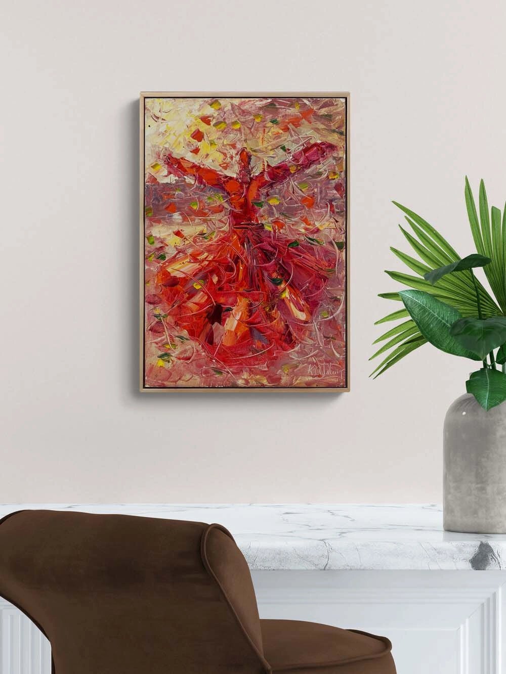 Sessiz Zikir Semazen Yağlı Boya Tablosu