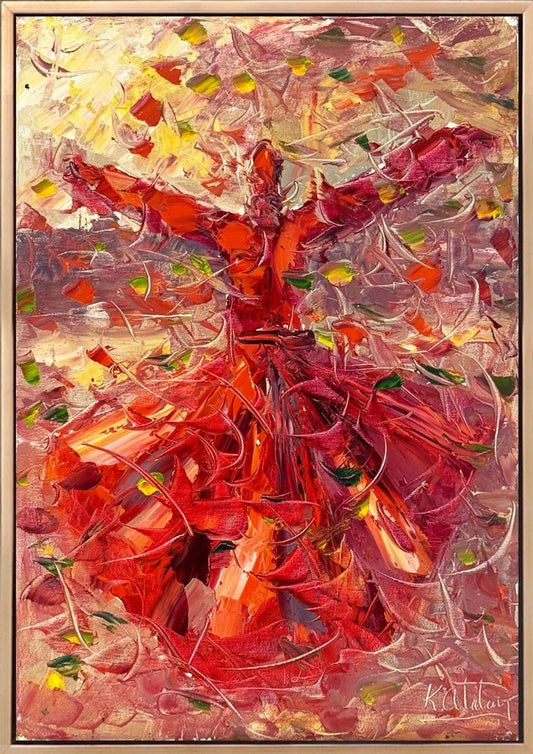 Sessiz Zikir Semazen Yağlı Boya Tablosu