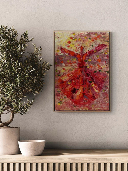 Sessiz Zikir Semazen Yağlı Boya Tablosu