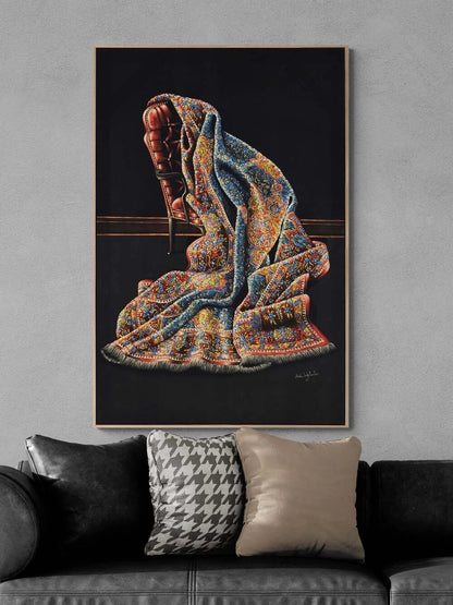 Sessizliğin Üzerine Serilen Yağlı Boya Tablosu