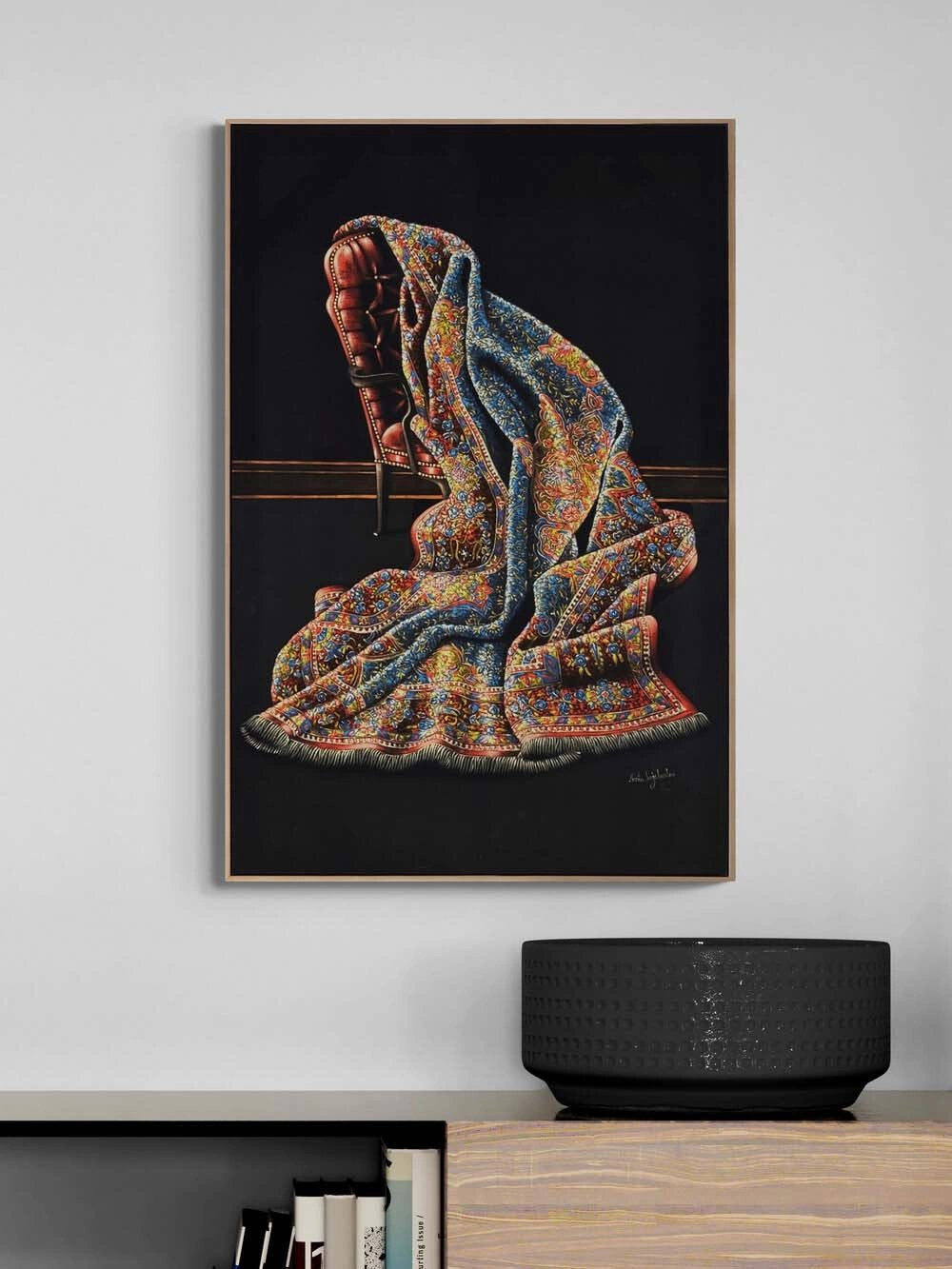 Sessizliğin Üzerine Serilen Yağlı Boya Tablosu