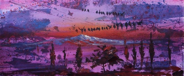 Sığırcıklar Yağlı Boya Tablosu