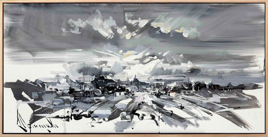 Sisli Şehir Yağlı Boya Tablosu