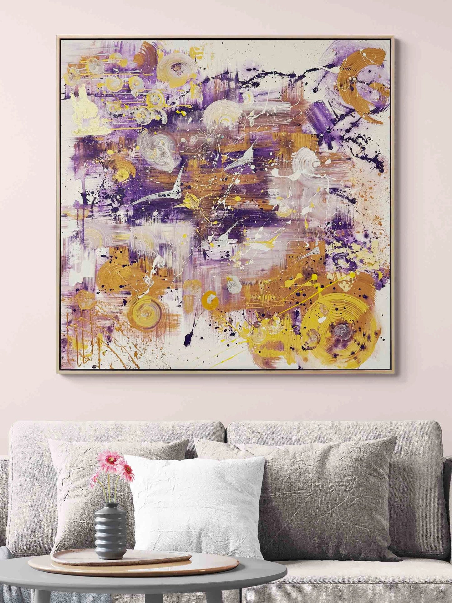 Sonsuzluğa Açılan An Yağlı Boya Tablosu