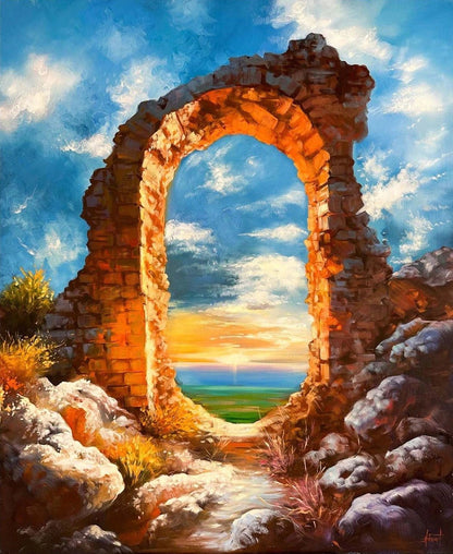 Sonsuzluk Kapısının Ötesi Yağlı Boya Tablosu