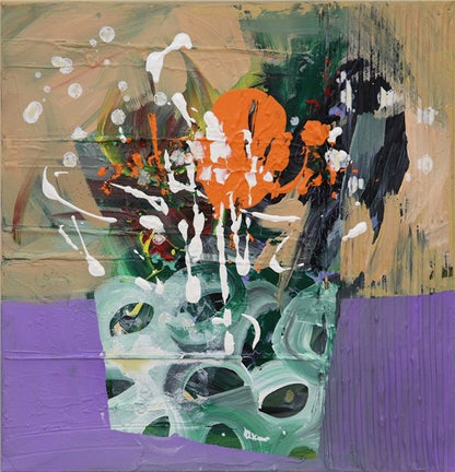 Çiçeklerin Gizemi Yağlı Boya Tablosu