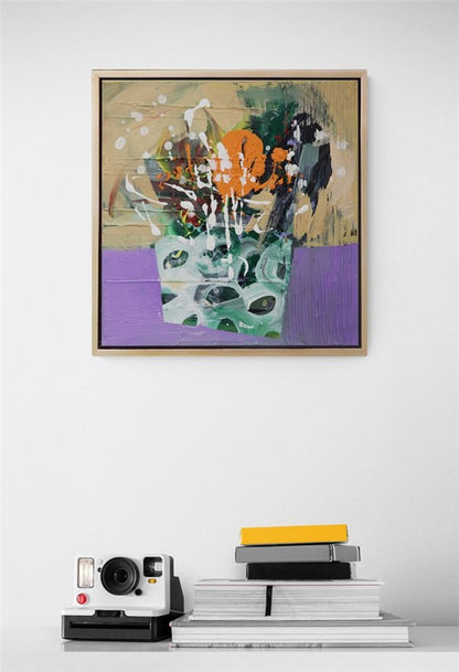 Çiçeklerin Gizemi Yağlı Boya Tablosu