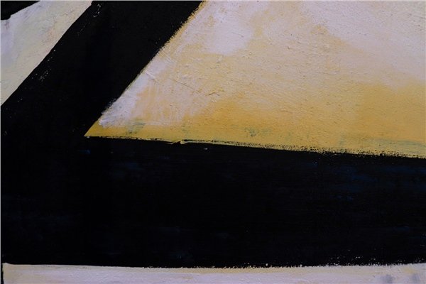 Soyut Çizgiler Yağlı Boya Tablosu