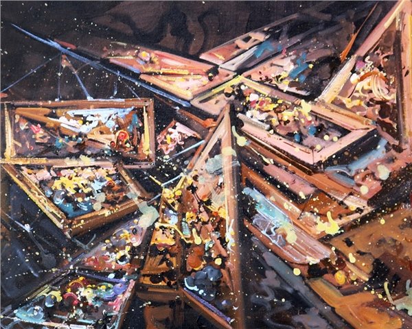 Zamanın İzleri Yağlı Boya Tablosu