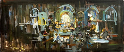 Soyut Düşlerin Peşinde Yağlı Boya Tablosu