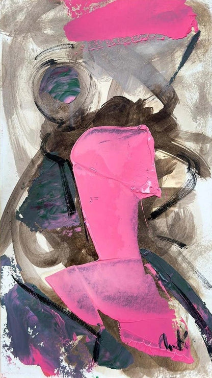 Soyut Hüzün Yağlı Boya Tablosu