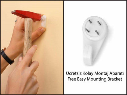 Soyut Kompozisyon Yağlı Boya Tablosu