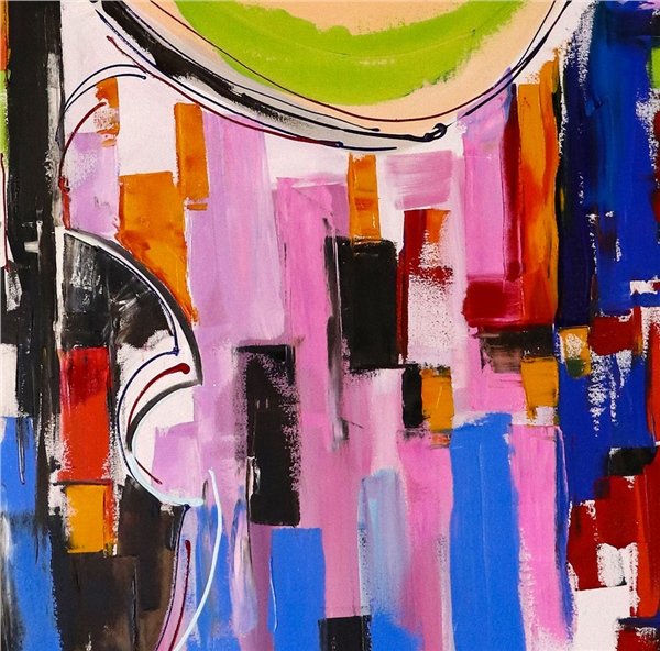 Gizemli Bakış Yağlı Boya Tablosu