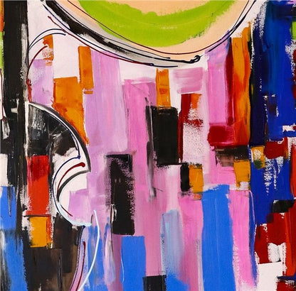 Gizemli Bakış Yağlı Boya Tablosu