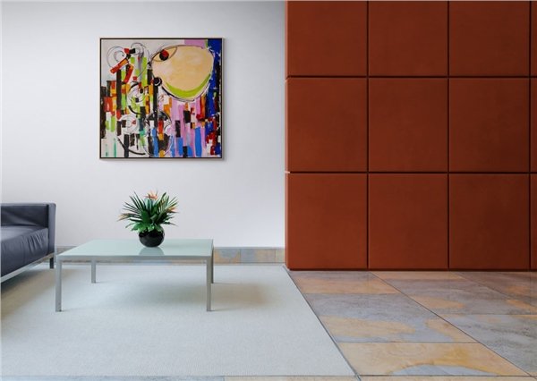 Gizemli Bakış Yağlı Boya Tablosu