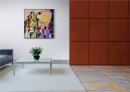 Gizemli Bakış Yağlı Boya Tablosu