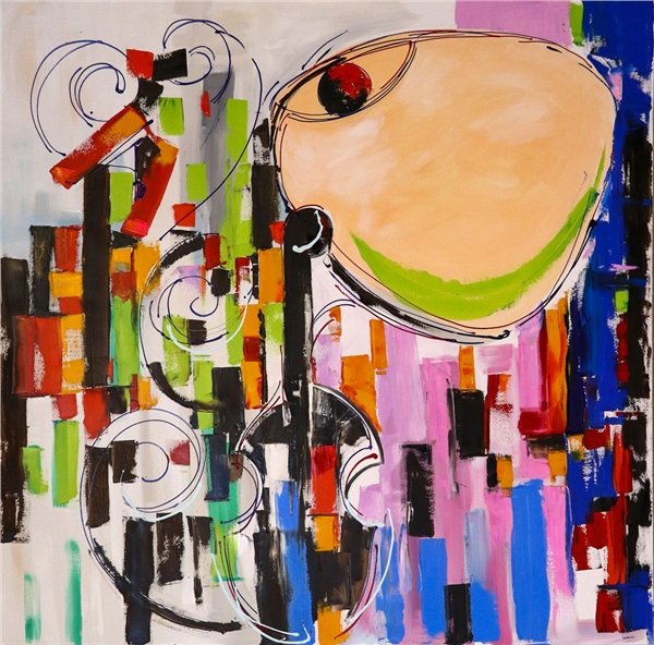 Gizemli Bakış Yağlı Boya Tablosu