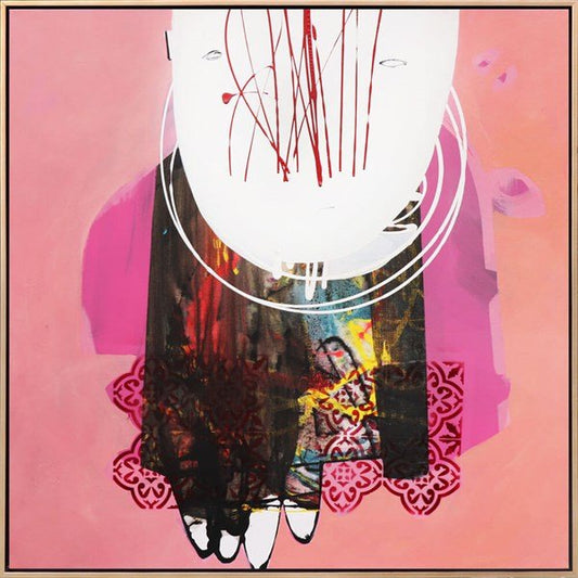 Soyut Keşif Yağlı Boya Tablosu