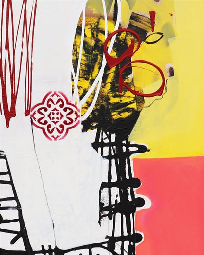 Soyut Anlam Yağlı Boya Tablosu