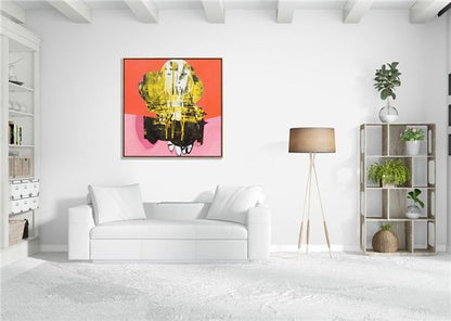 Soyut Perspektifler Yağlı Boya Tablosu