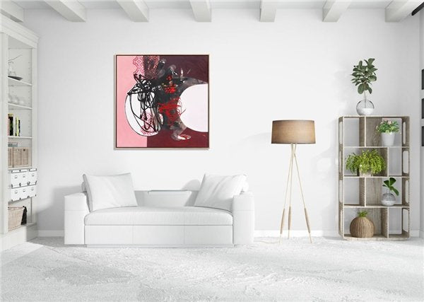 Formların İzler Yağlı Boya Tablosu