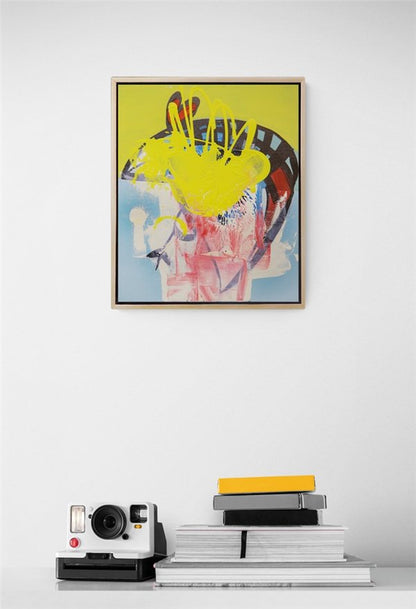 Fare'nin İzleri Yağlı Boya Tablosu