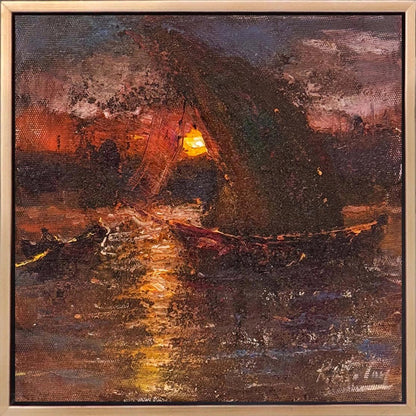 Suda Zaman Yağlı Boya Tablosu