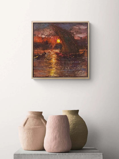 Suda Zaman Yağlı Boya Tablosu