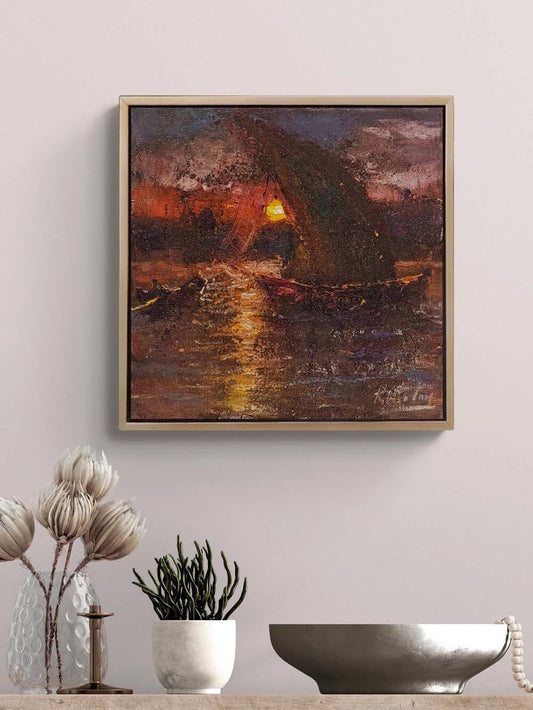 Suda Zaman Yağlı Boya Tablosu